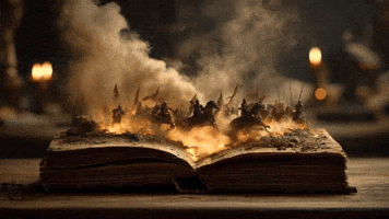 Mahabharat Book GIF