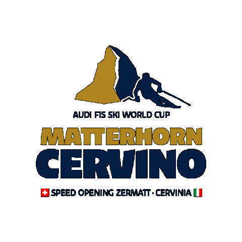 Skiing Cervinia Sticker by speedopening