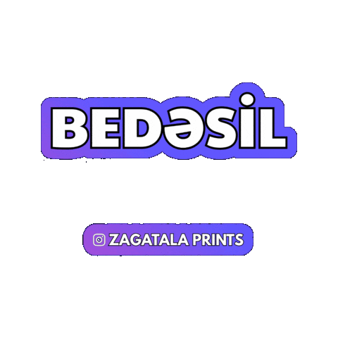 Qax Sticker by Zagatala Prints