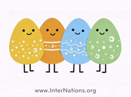 Happy Easter Eggs GIF by InterNations