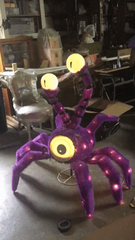 Halloween Spider GIF by AtmosFX Digital Decorations