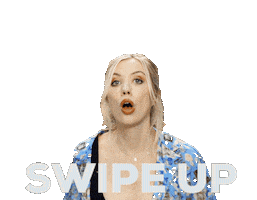 Swipe Up Laura Clery Sticker by VidCon