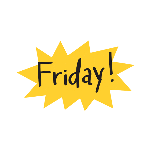 Friday Sticker by Miro