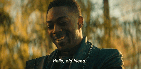 Old friends meet after long time (funny video) on Make a GIF