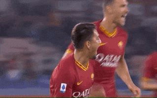 Excited Italian GIF by AS Roma