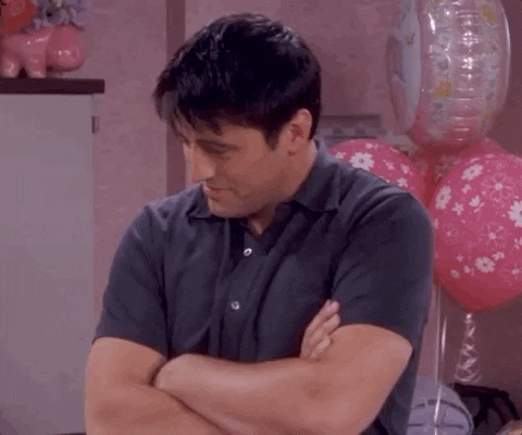 Episode 1 Joey GIF by Friends - Find & Share on GIPHY