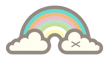 Rainbow Clouds Sticker by Baby Bum