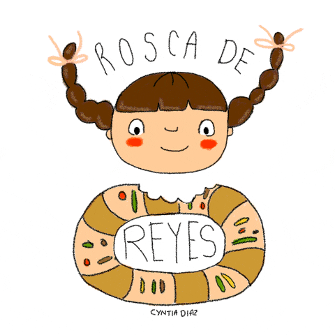 Rosca De Reyes Girl GIF