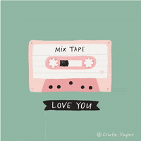 Love You Tape GIF by Crate Paper