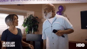 Robin Thede Preacher GIF by A Black Lady Sketch Show