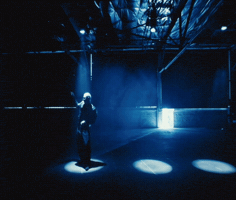 Blue Light Dancing GIF by Mergui