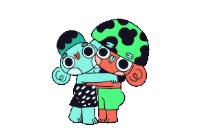 Friends Hug Sticker by serge