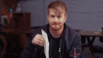 Look At This Fine Print GIF by Rooster Teeth
