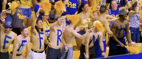 Excited Lets Go GIF by Pitt Panthers