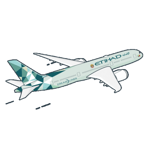 Flying Abu Dhabi Sticker by Etihad Airways