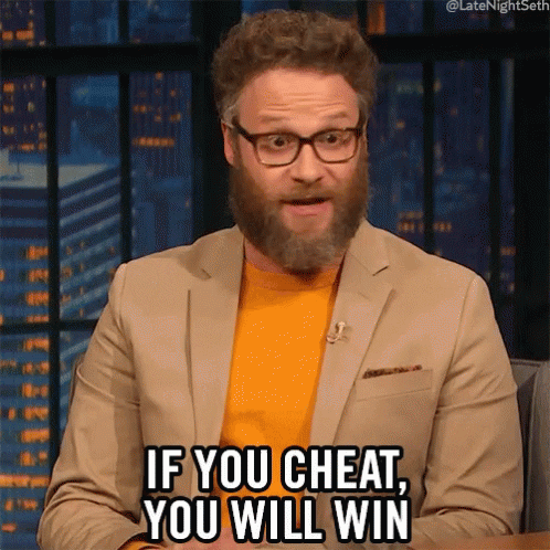 Cheater GIF by memecandy