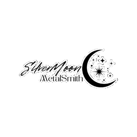 Silver Moon MetalSmith Sticker