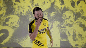 Black And Yellow Wolf GIF by New Mexico United