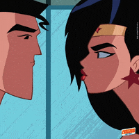superman kiss GIF by DC Comics