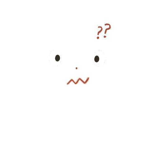 Confused Sticker