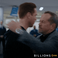 damian lewis hug GIF by Billions