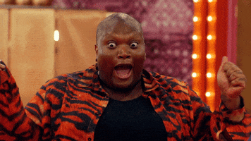 Oh My God Reaction GIF by RuPaul's Drag Race
