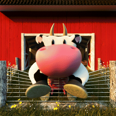 Happy Cow GIF by Pablo Lopez