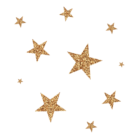 Stars Glitter Sticker by DP Animation Maker for iOS & Android
