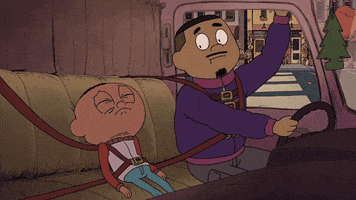 Costume Quest Seatbelt GIF by Cartoon Hangover