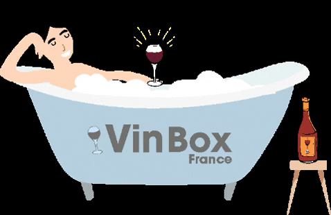 vinbox.fr wine bathtub vin vinrouge GIF