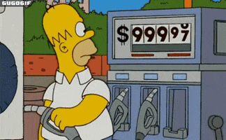 the simpsons gas GIF