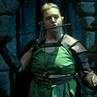 Bow And Arrow Wink GIF by Achievement Hunter
