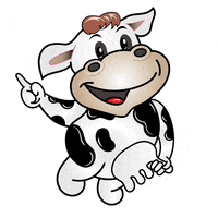 Happy Cow Milk GIF by michael a. salter