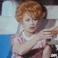 Lucille Ball Drinking GIF by Laff