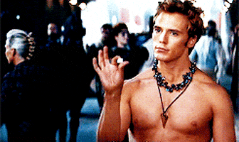 The Hunger Games Finnick Odair animated GIF