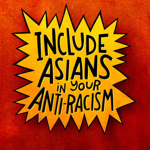 Protect Asian American GIF by Sarah The Palmer