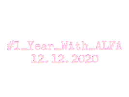 Happy Anniversary Alfa Sticker