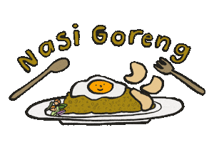 Indonesianfood Nasigoreng Sticker by cypru55