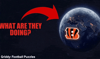 Cincinnati Bengals GIF by Griddy Football Puzzles