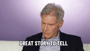 Harrison Ford Great Story GIF by BuzzFeed