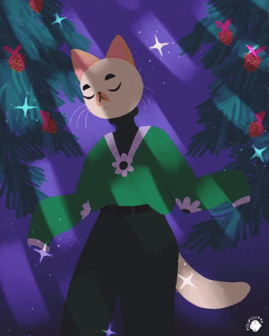 Happy Christmas Tree GIF by Poupoutte