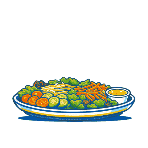 Eat Orange County Sticker by Dizzy Bird