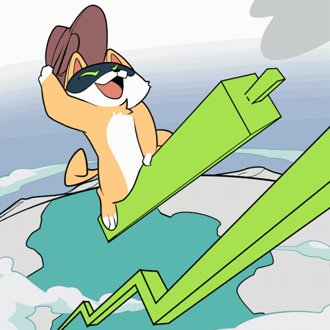 Cowboy Going Up GIF by Artificial Inu