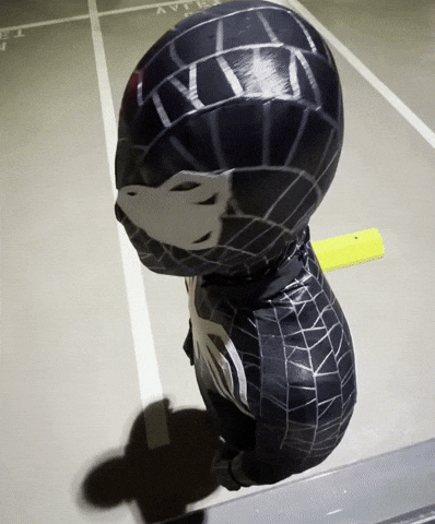 Black Spiderman GIF