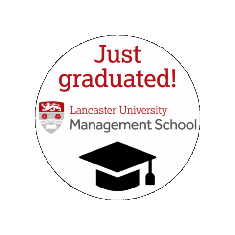 Graduation Lums Sticker by Lancaster University Management School