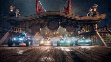 Combat Racing Pixar GIF by Disney Speedstorm