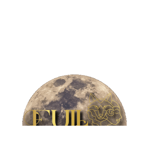 Fullmoon Sticker by Lovo Bar Madrid