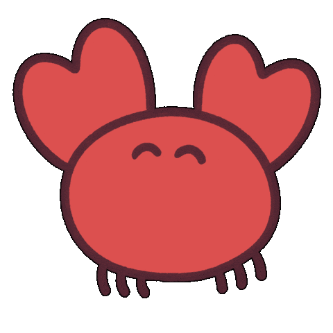 カニ Sticker by akaKUMA