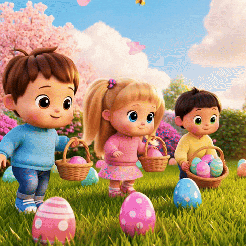 Joyeuses Paques Happy Easter GIF by ANTONZA