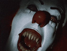 pennywise stephen king GIF by Maudit